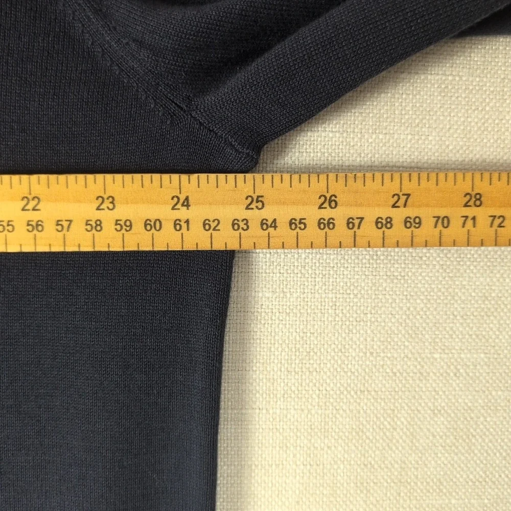 J.Crew Cotton Crewneck Sweater XXL Navy Blue Minimalist Classic Preppy NWT